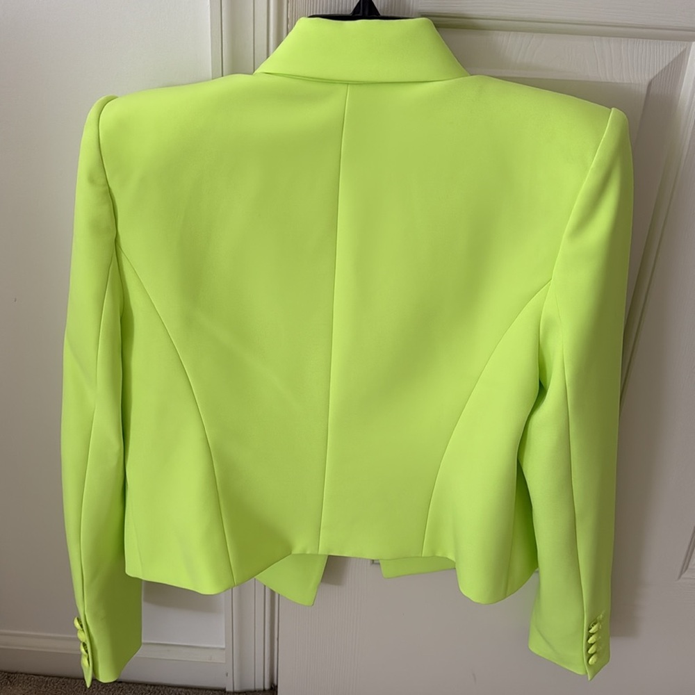 Generation Love Neon Yellow Women's Blazer - Picture 6 of 6